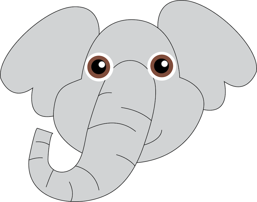 Headshot for the FitMoji Ekko the Elephant
