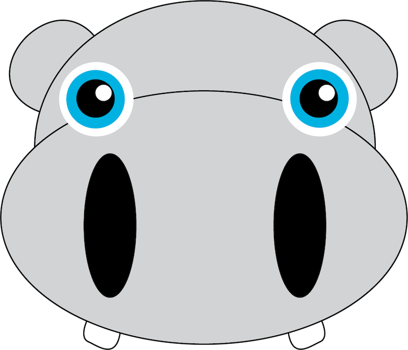 Headshot for the FitMoji Houston the Hippo