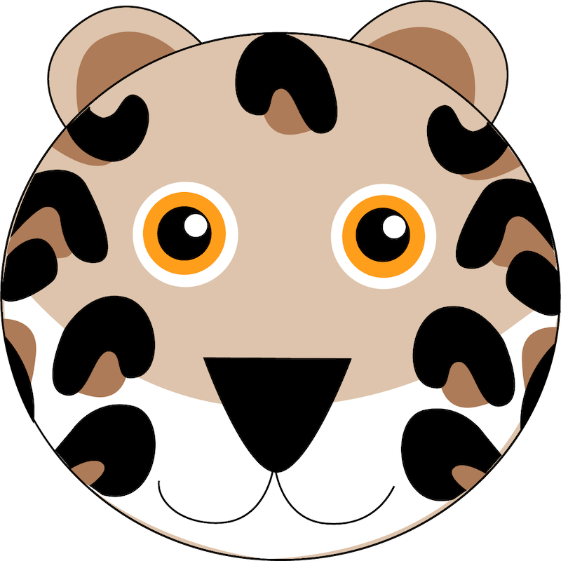 Headshot for the FitMoji Link the Leopard