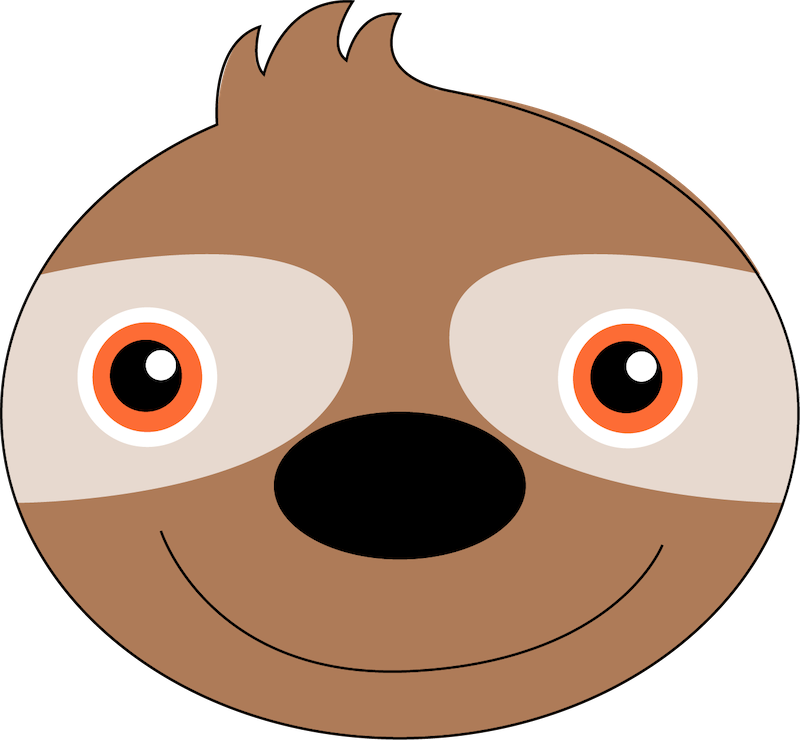 Headshot for the FitMoji Santo the Sloth