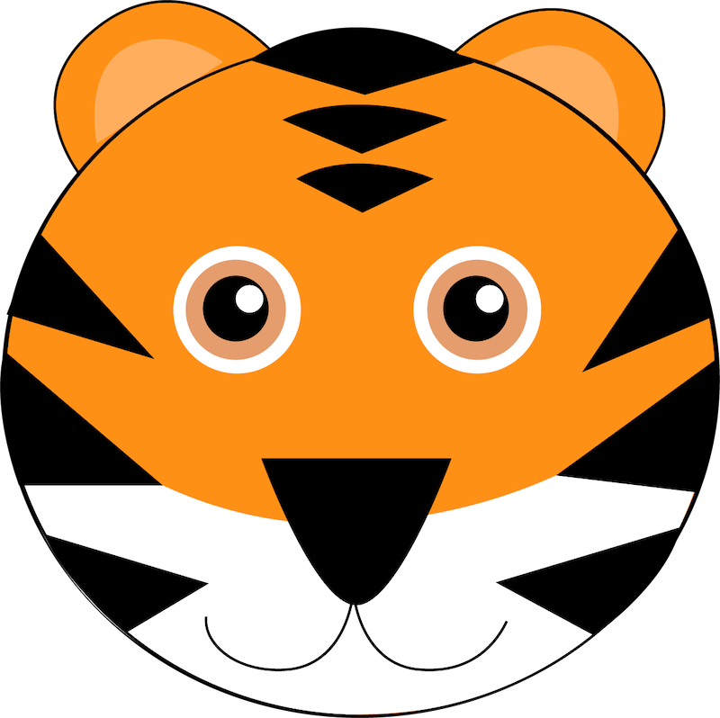 Headshot for the FitMoji Tiki the Tiger